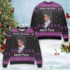 Prince Dearly Beloved Merry Christmas Black Purple Ugly Christmas Sweater Christmas Gift