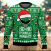 Green Ranger Ho-Ho Power Rangers Ugly Christmas Sweater