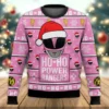 Pink Ranger Ho-Ho Power Rangers Ugly Christmas Sweater