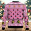 Pink Ranger Ho-Ho Power Rangers Ugly Christmas Sweater