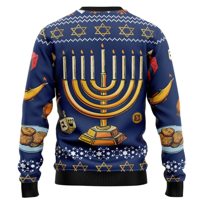 Jewish Hanukkah Ugly Christmas Sweater