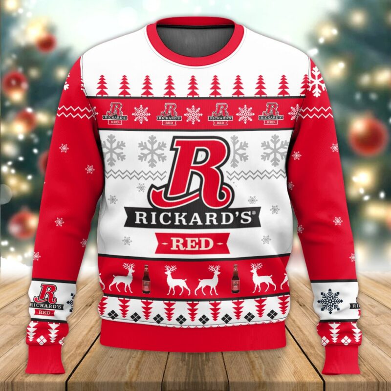 Rickards Red Beer Ugly Sweater