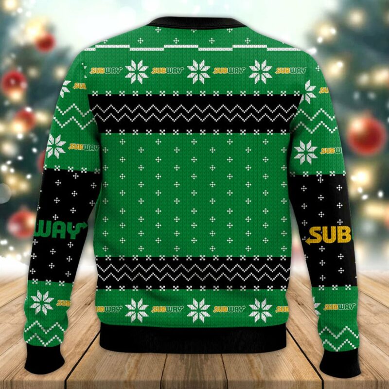 Fast Food Subway Ugly Sweater