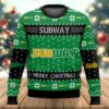 Fast Food Subway Ugly Sweater