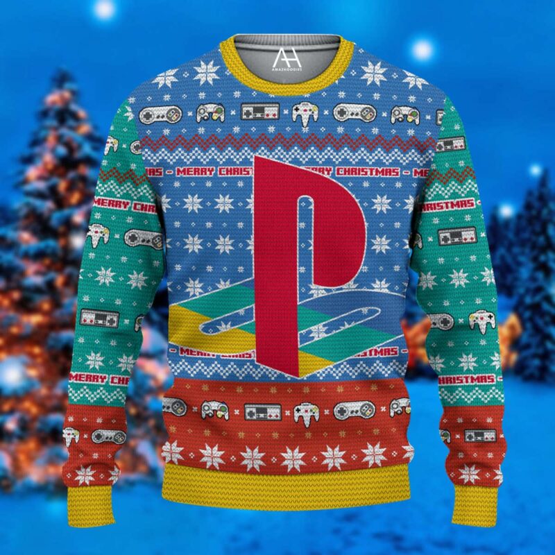 Playstation Merry Christmas Hoodie Christmas Sweater