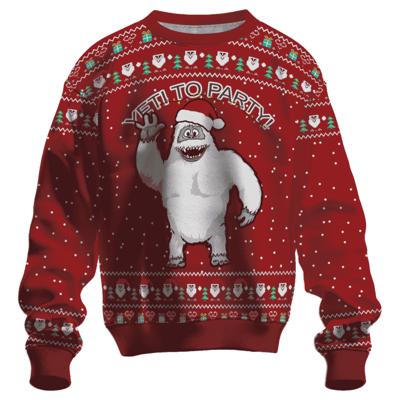 Abominable Snowman Yeti To Party Ugly Sweater