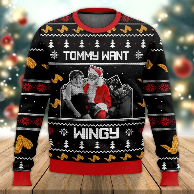 Tommy Want Wingy Saturday Night Live Ugly Sweater