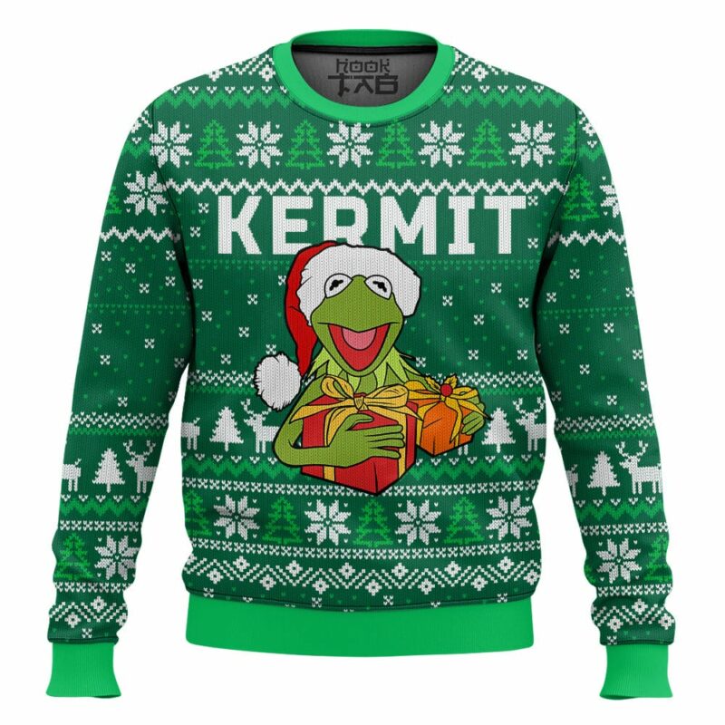 Kermit The Muppet Show Ugly Sweater