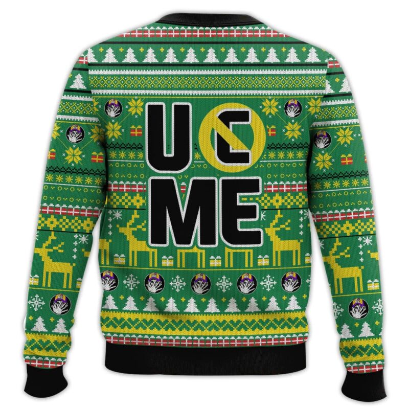 Respect Earn It. Never Give Up John Cena Ugly Sweater