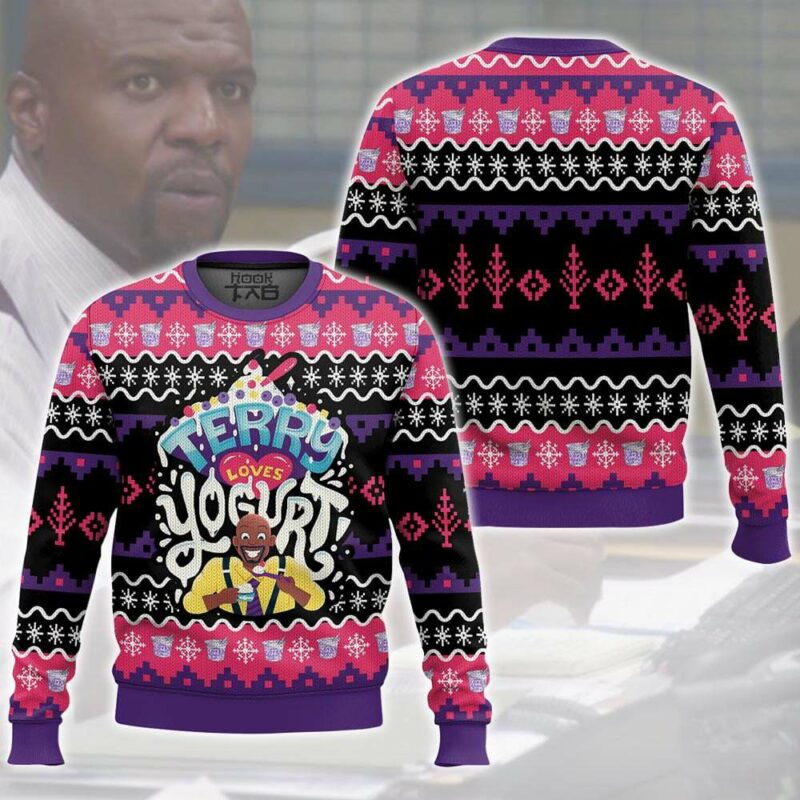 Terry loves Yogurt! Terry Jeffords Brooklyn Nine-Nine Ugly Sweater