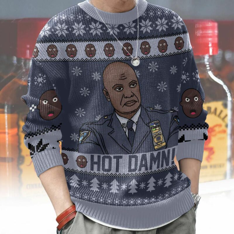 Hot Damn! Captain Raymond Holt Brooklyn Nine-Nine Ugly Sweater