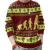 Robot Evolution Sheldon Cooper The Big Bang Theory Ugly Sweater