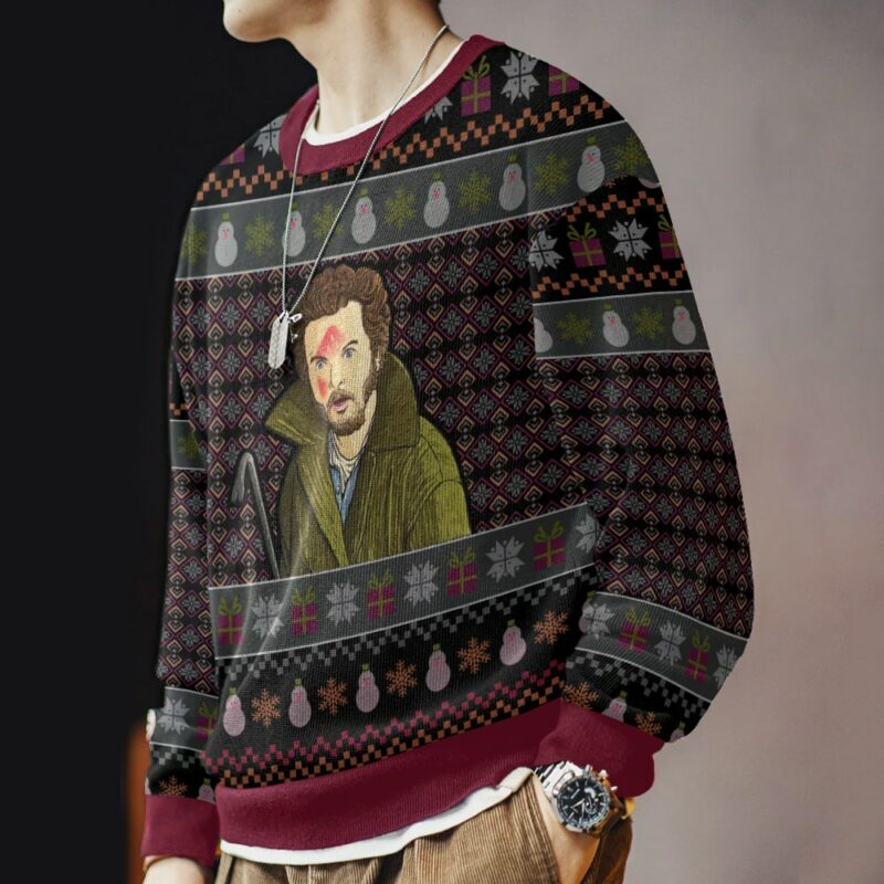 Why The Hell Are You Dressed Like A Chicken? Marv Murchins Home Alone Ugly Sweater