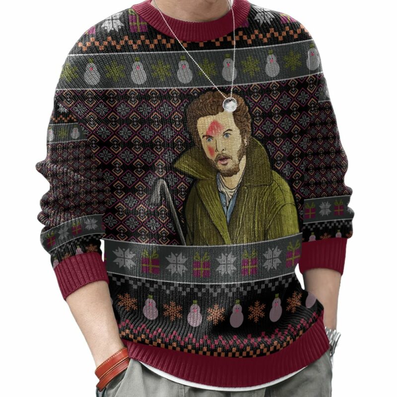 Why The Hell Are You Dressed Like A Chicken? Marv Murchins Home Alone Ugly Sweater