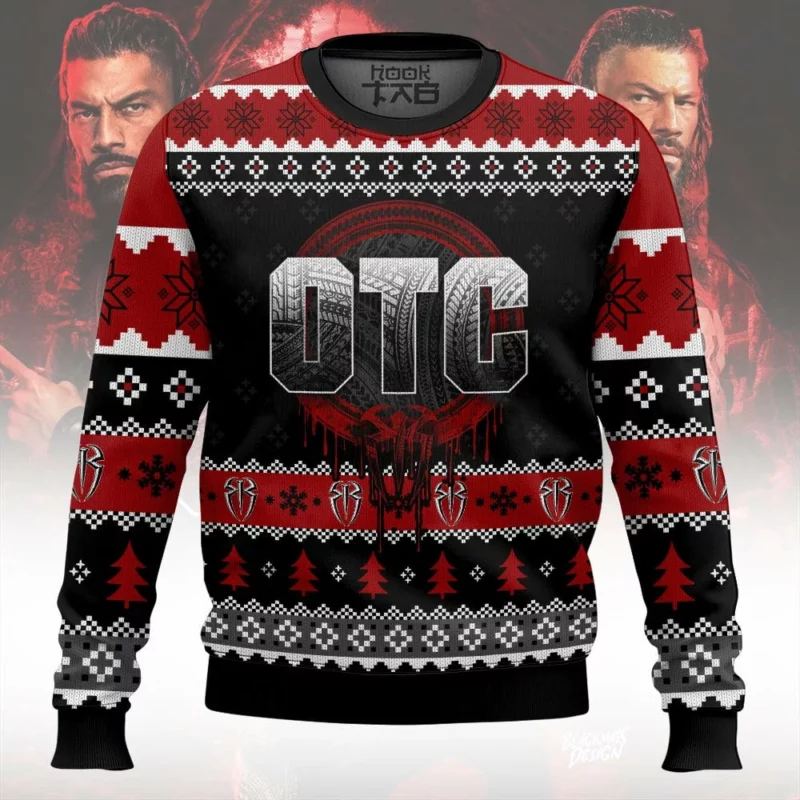 OTC Roman Reigns WWE Ugly Sweater