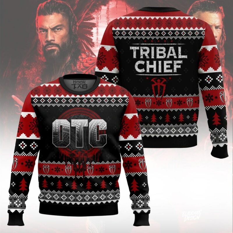 OTC Roman Reigns WWE Ugly Sweater