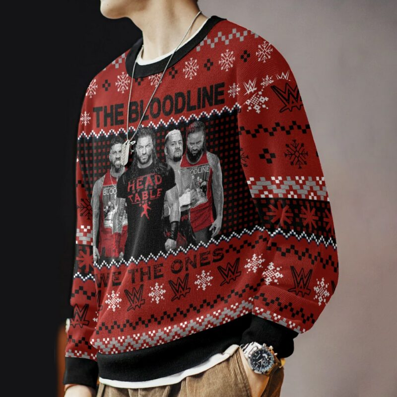 The Bloodline WWE Ugly Sweater