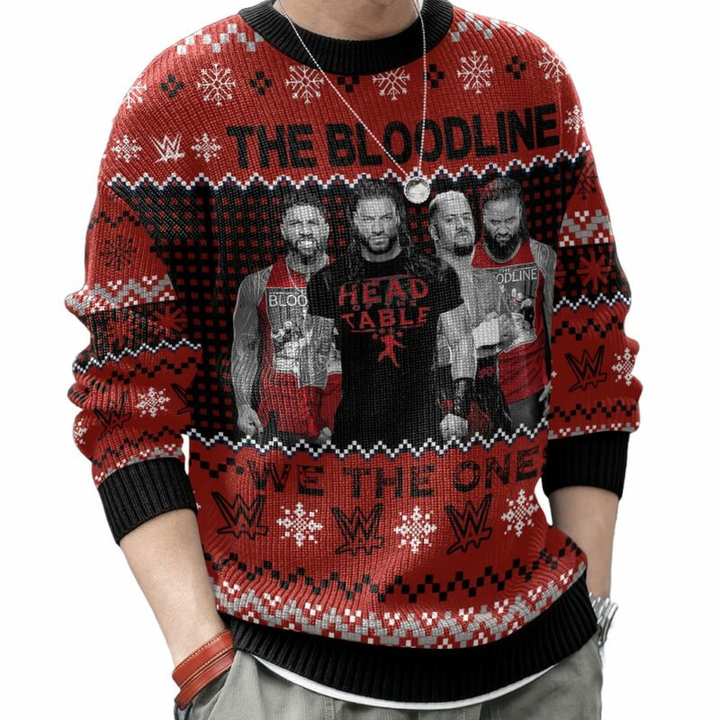 The Bloodline WWE Ugly Sweater