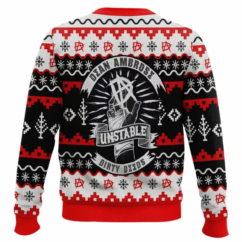 Dean Ambrose WWE Ugly Sweater