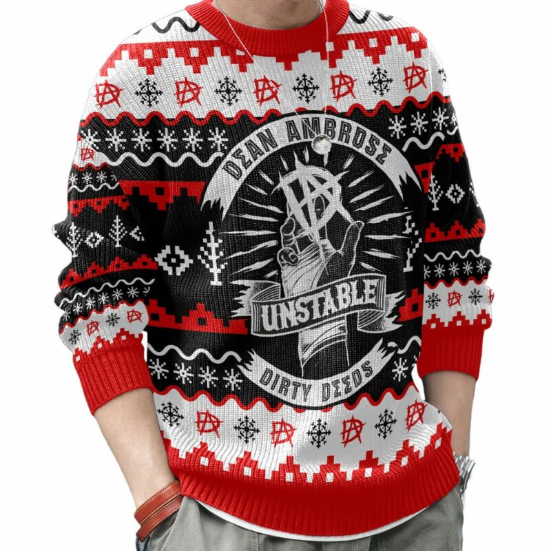 Dean Ambrose WWE Ugly Sweater