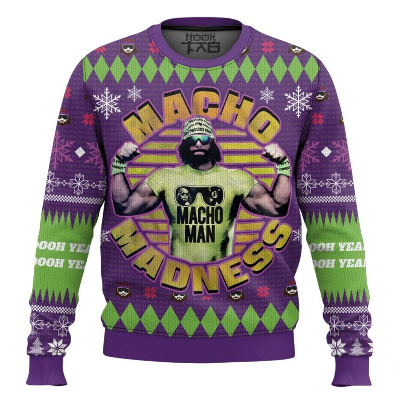 Macho Madness Macho Man Ugly Sweater