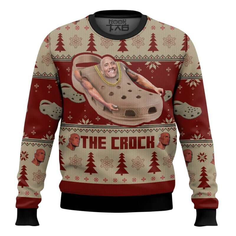 The Crock The Rock Meme Ugly Sweater