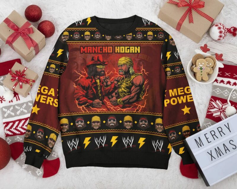 MANCHO HOGAN Macho Man and Hulk Hogan Ugly Sweater