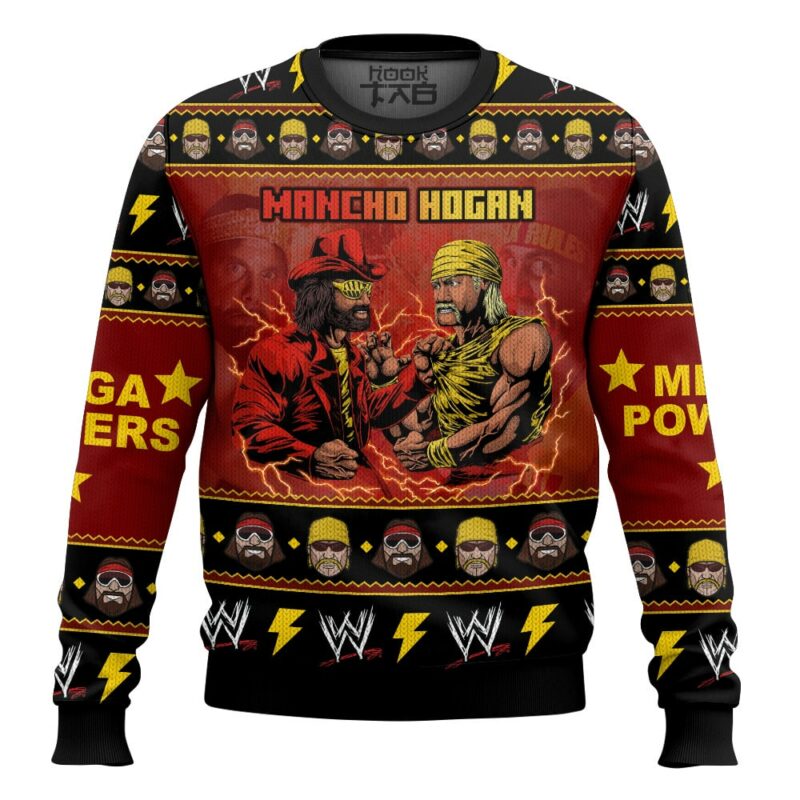 MANCHO HOGAN Macho Man and Hulk Hogan Ugly Sweater