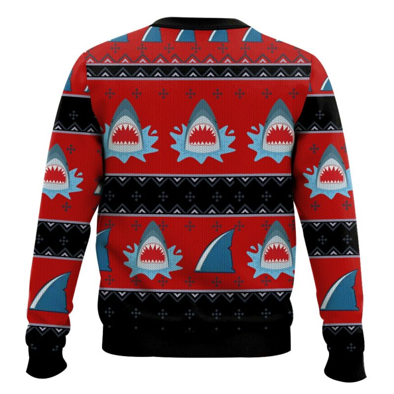 Santa Jaws Ugly Sweater