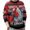 Santa Jaws Ugly Sweater