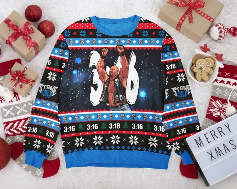 Stone Cold Steve Austin Ugly Sweater