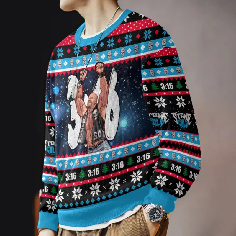 Stone Cold Steve Austin Ugly Sweater