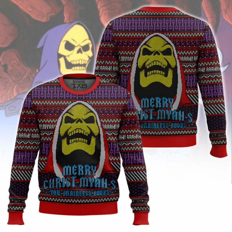 Merry Christ-Myah-s! Skeletor Masters of the Universe Ugly Sweater