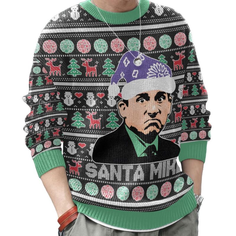 Santa Mike Michael Scott The Office Ugly Sweater