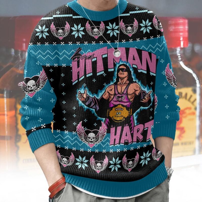 The Hitman Bret Hart Ugly Sweater