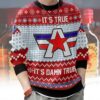 It's True, It's Damn True Kurt Angle Ugly Sweater