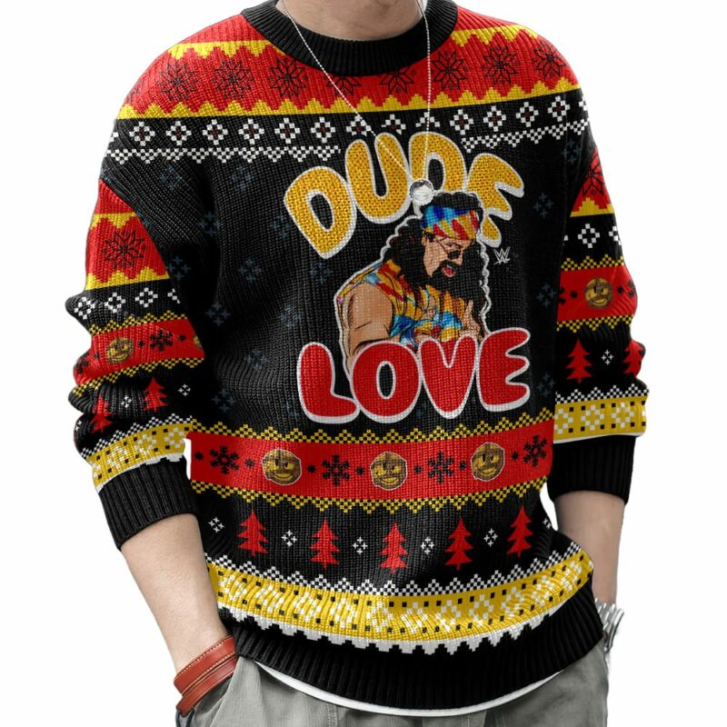 Dude Love Mick Foley Ugly Sweater