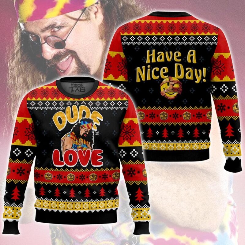 Dude Love Mick Foley Ugly Sweater