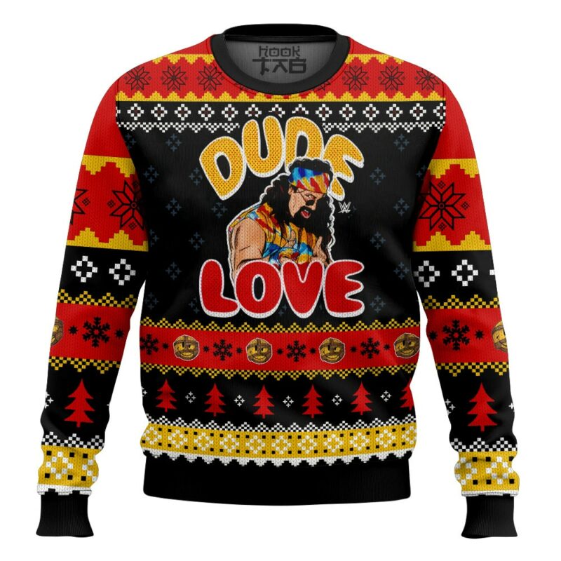 Dude Love Mick Foley Ugly Sweater