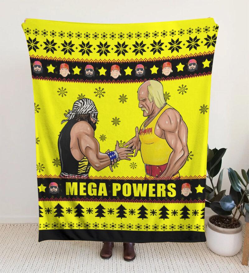 Mega Powers Macho Man and Hulk Hogan Blanket