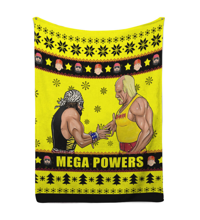 Mega Powers Macho Man and Hulk Hogan Blanket