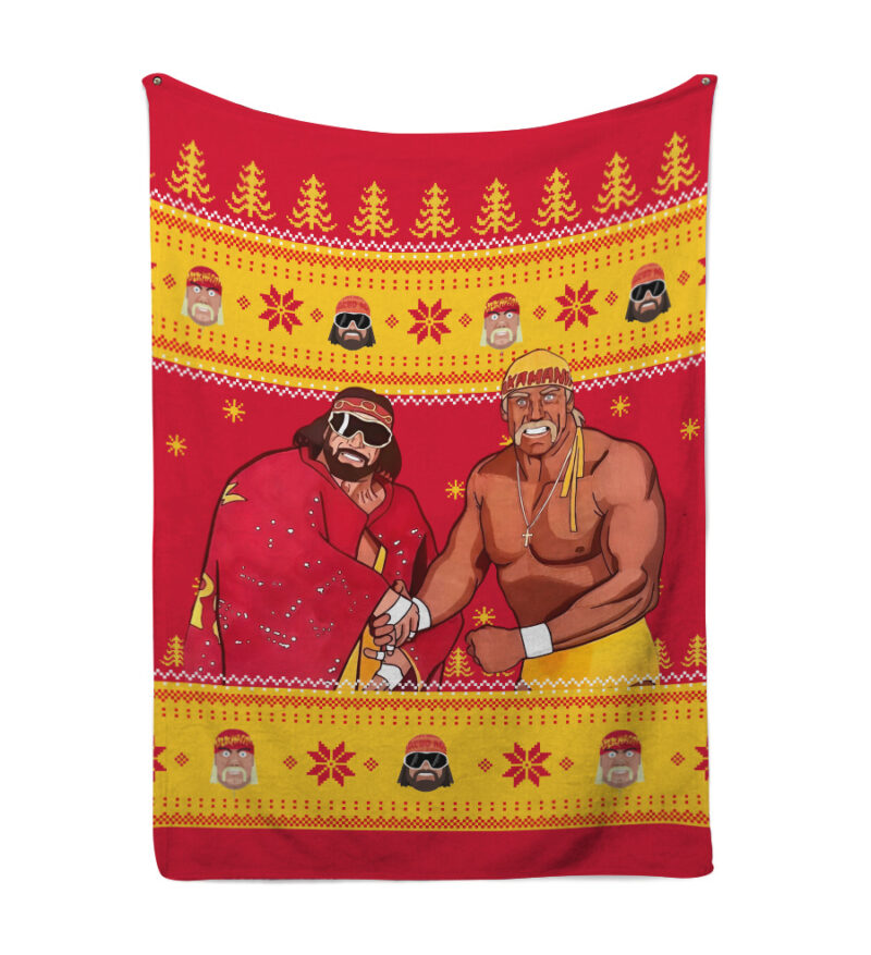 Mega Powers Macho Man and Hulk Hogan Blanket