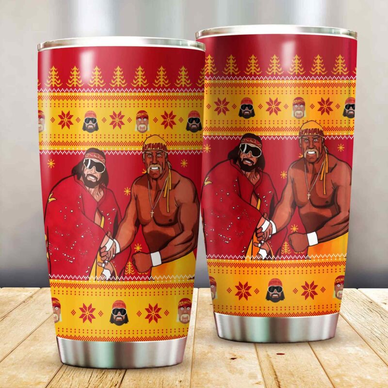 Mega Powers Macho Man and Hulk Hogan Tumbler