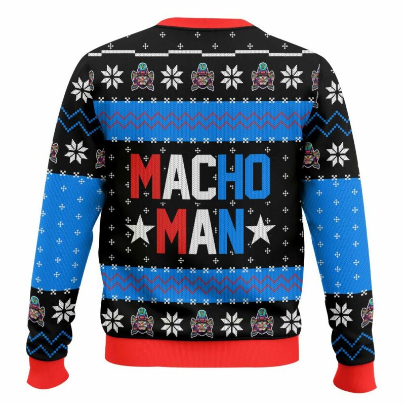 MACHO MERICA Macho Man Ugly Sweater