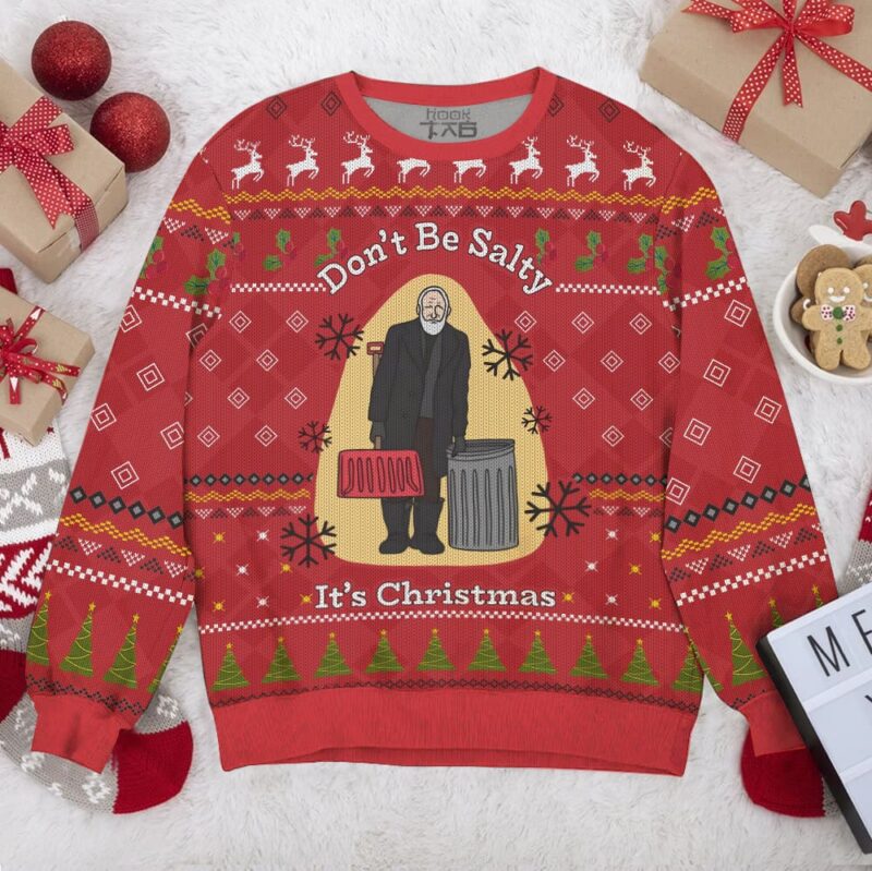 Old Man Marley Home Alone Ugly Sweater