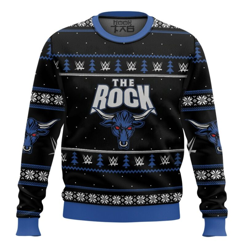 The Rock WWE Ugly Sweater