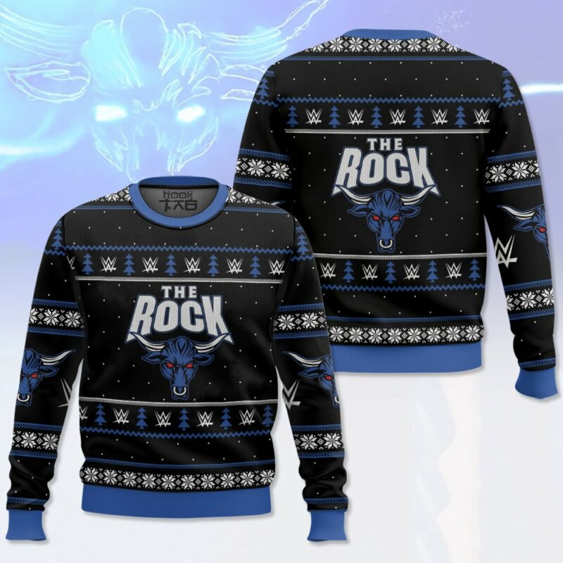 The Rock WWE Ugly Sweater