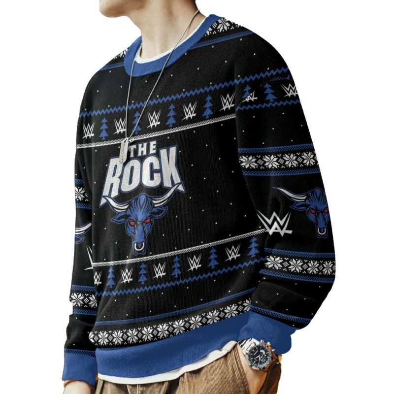 The Rock WWE Ugly Sweater