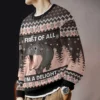 First of All I'm a Delight Hippo Ugly Sweater