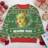 Beware Ogre Shrek Ugly Sweater